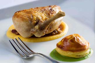 Fermanagh free range seared chicken breast with barley, cured bacon & turnip purÃƒÂ©e